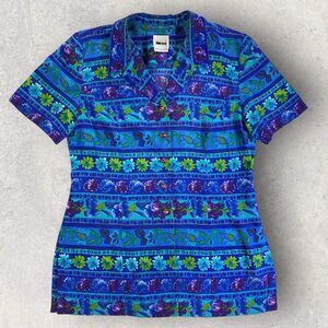 Vintage Leslie Fay Button-Up Blouse - Size 14 - Preowned, Excellent Condition